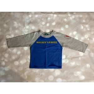United Colors Of Benetton Hockey League Size 82 Boys Blue/Gray Pullover Sweater